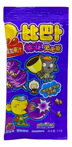 Algod贸n de Azucar + Chicle Uva