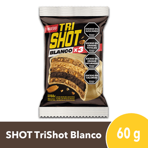 Alfajor TriShot Triple Blanco