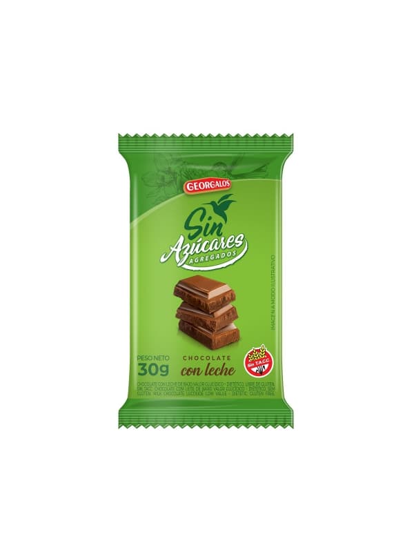 Chocolate Georgalos Sin Tacc Con Leche