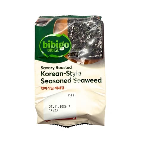 Bibigo Snack de Algas Estilo Coreano